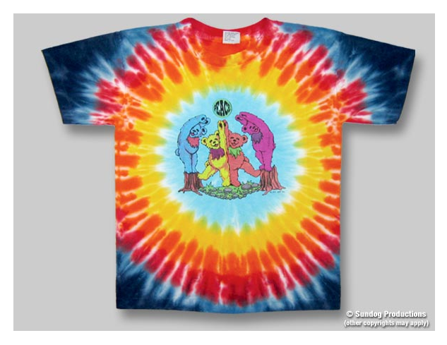 Sundog - Grateful Dead Wood Bears Tie Dye Youth T-Shirt