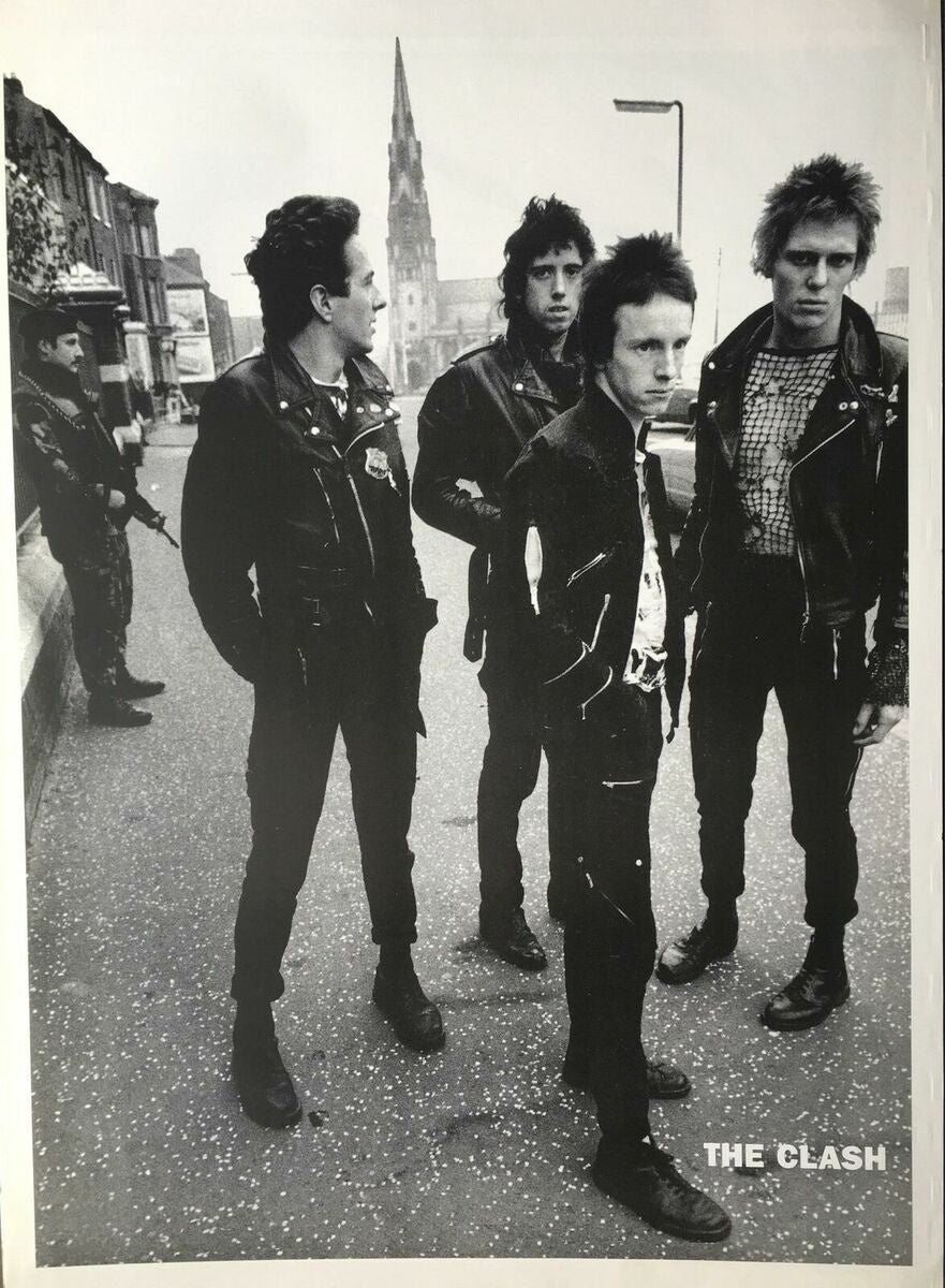 The Clash Belfast Ireland Poster