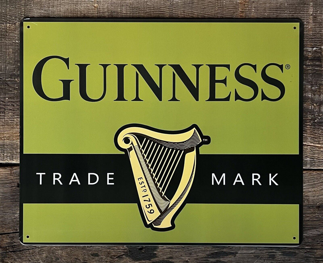 Guinness Harp Logo Metal Sign