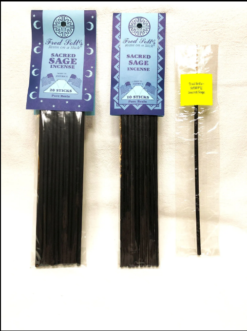 Fred Soll's - Sacred Sage Resin Incense 10 Sticks