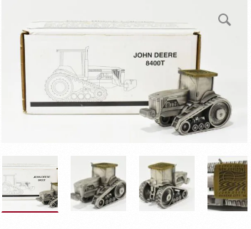 1/43 John Deere 8400T Pewter Tractor With Tracks 1998 Expo