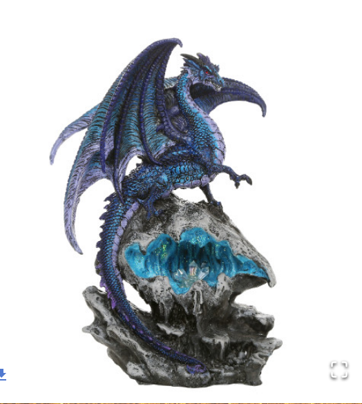 Pacific - Checkmate Dragon Statue w/LED 11781