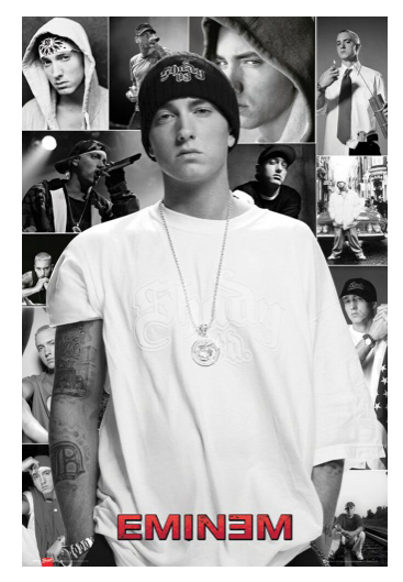 Eminem Collage Poster 24x36