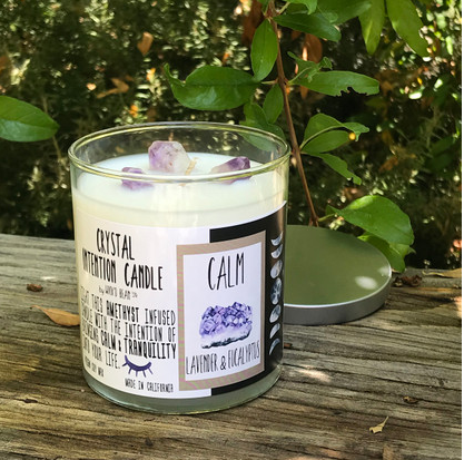 Wick'd Bean - Calm Crystal Intention Candle 11oz
