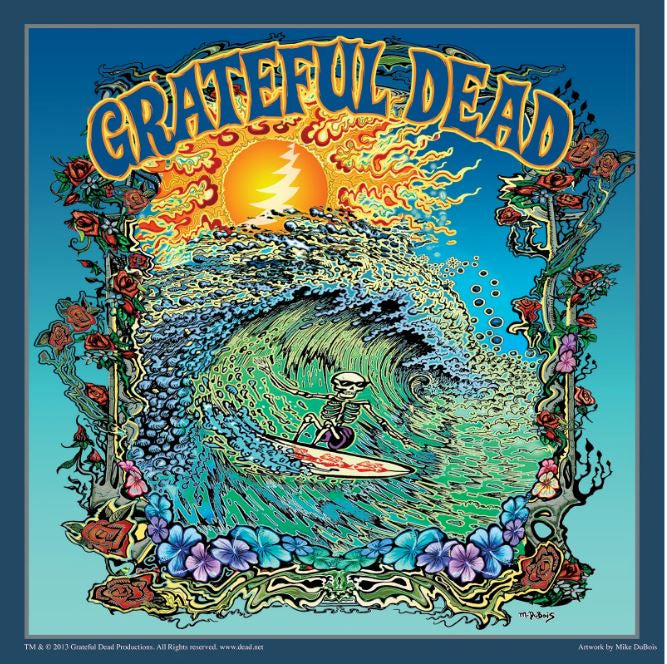 HappyLife - Grateful Dead Surfer Offset Print