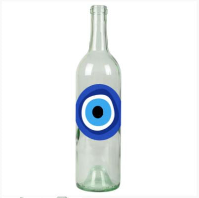 Glass Incense Smokin' Bottle - Evil Eye