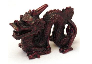 Crystal Peddler - Faux Rosewood Extra Small Dragon