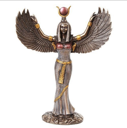 Pacific - Isis Egyptian Goddess Bronze Statue 10581