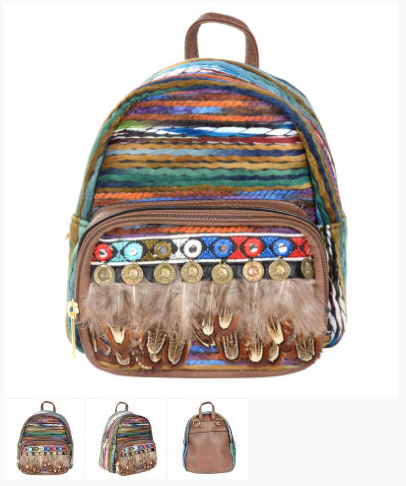 Benjamin - Mini Multi Color Backpack 5282