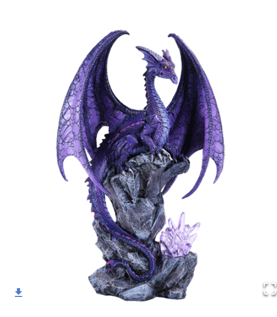 Pacific - Hoarfrost Dragon Statue w/LED 11225