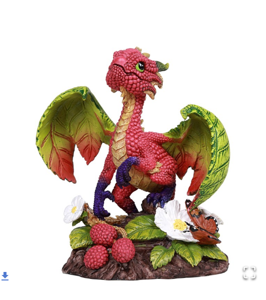 Pacific - Raspberry Dragon Statue