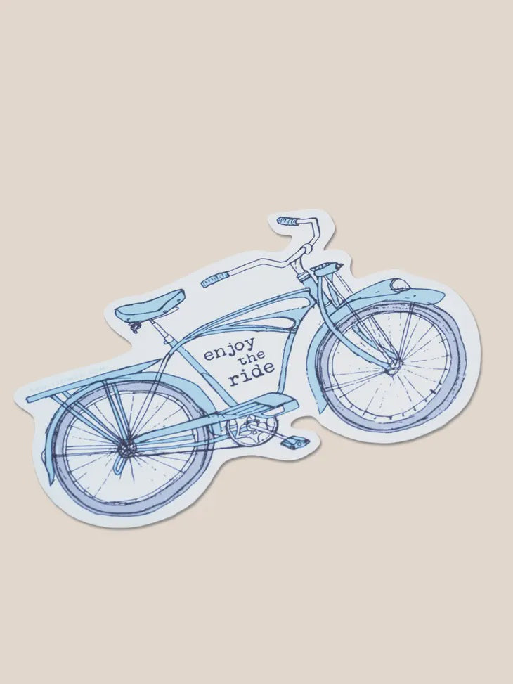 Soul Flower - Enjoy the Ride Bike Sticker
