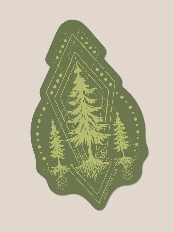 Soul Flower - Sacred Pines Sticker