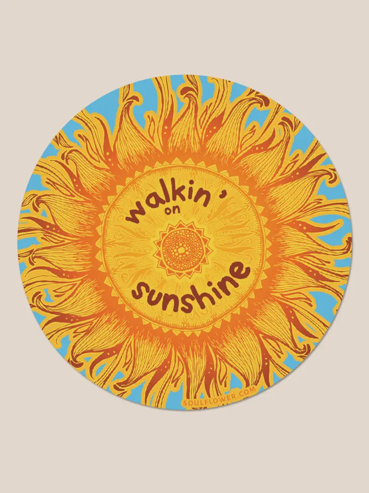 Soul Flower - Walkin' on Sunshine Sticker