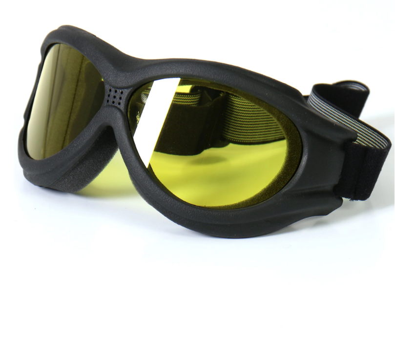 Hot Leathers - SG Goggle BIG BEN - Yellow