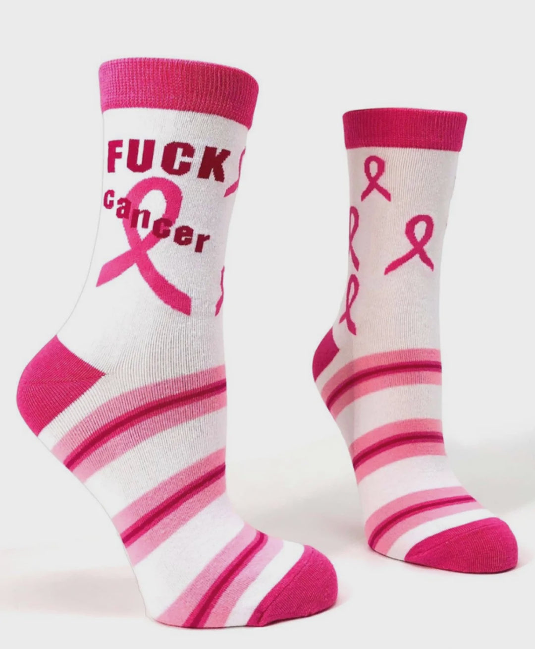 Fabdaz - Fuck Cancer Women's Crew Socks