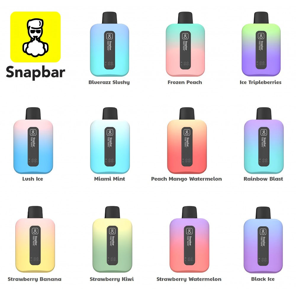 Snapbar 7000PF 5% Nic Disposable Vape w/LED Display