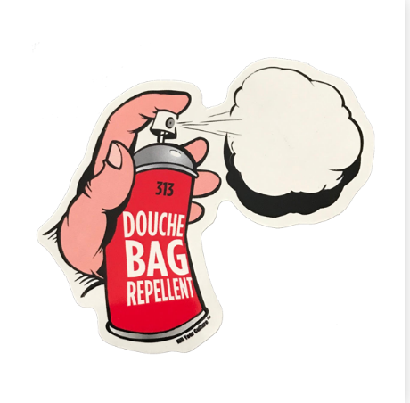 Kill Your Culture - Douchebag Repellent Decal Sticker