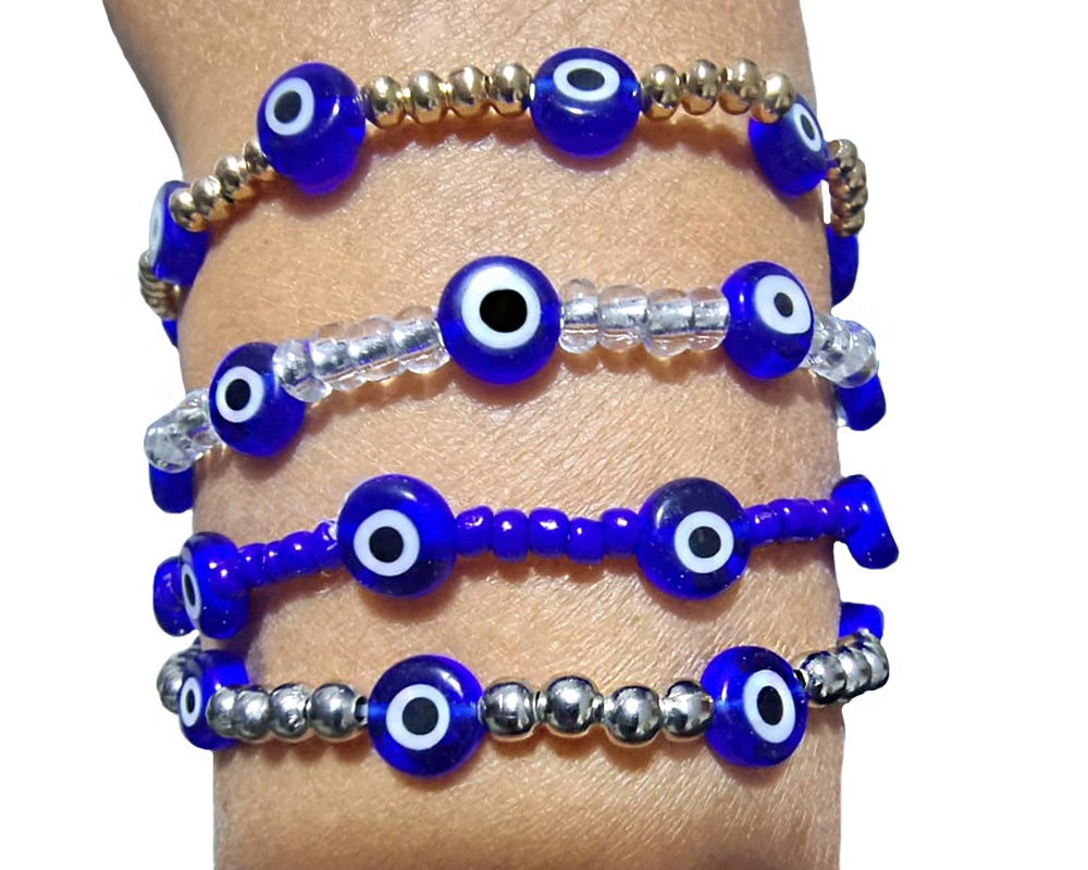 Pichincha - Stretchy Beaded Evil Eye Bracelet