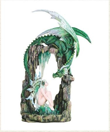 GSC - Green Fairy in Green Dragon Cave Statue