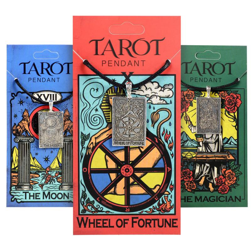 Tarot Pendant - Carded Tarot Card Pendants