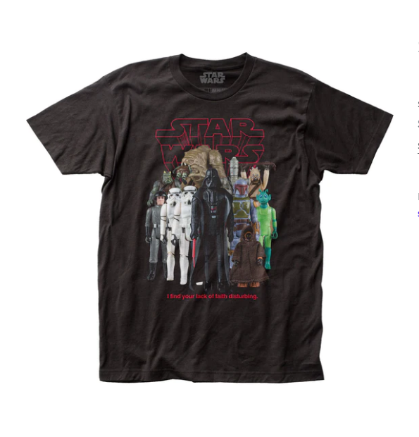 Impact Merch - Star Wars Bad Guys Action Figures T-Shirt