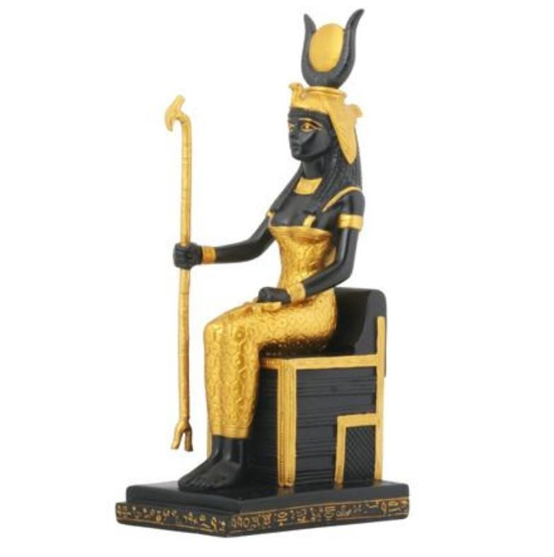Pacific - Sitting Isis Egyptian Statue Y7293