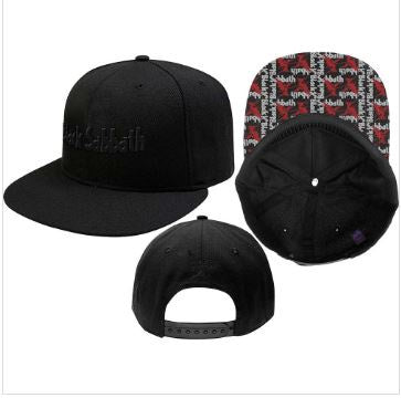 Rock Off - Black Sabbath Logo & Demon Unisex Snapback Cap