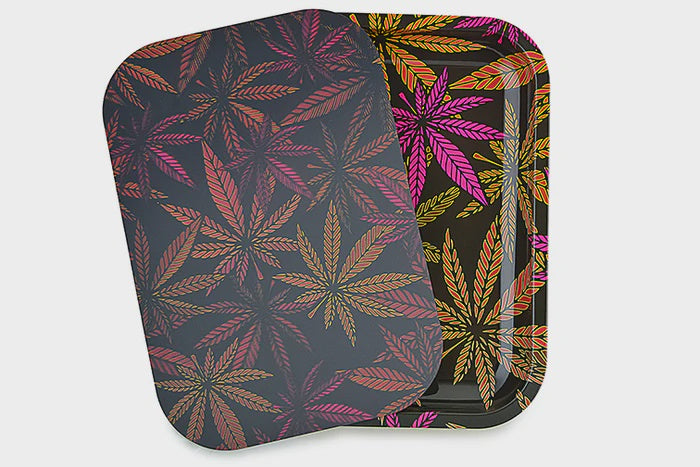3D Holographic Metal Rolling Tray w/Magnetic Lid - Design B4