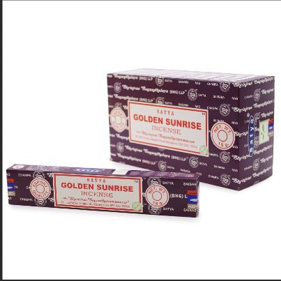 Satya - Golden Sunrise Nag Champa Incense Sticks 15grm