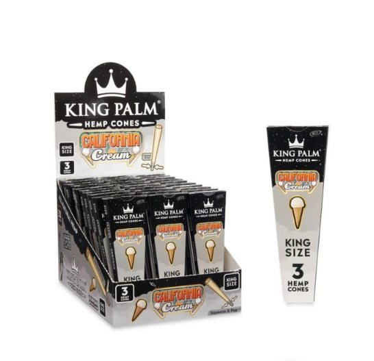 King Palms Hemp Cones King Size - California Cream
