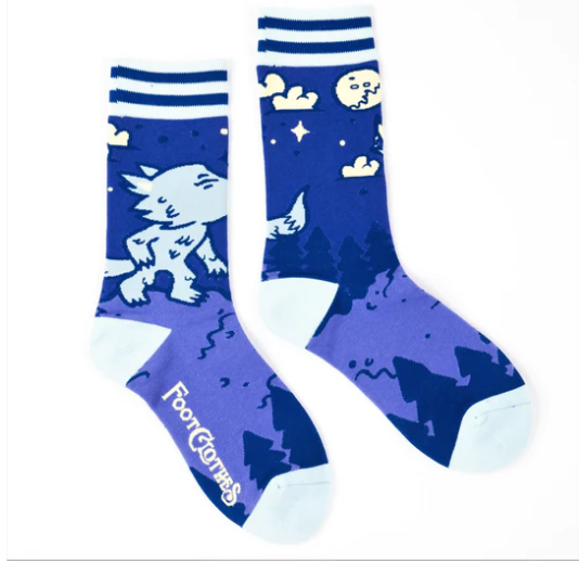 FootClothes - Cute Werewolf Crew Socks
