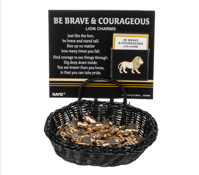 Ganz - Be Brave & Courageous Lion Charms