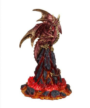 GSC - Red Fire Dragon LED Statue