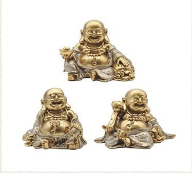 GSC - Assorted Mini Gold & Silver Maitreya Buddhas