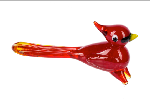 Ganz - Glass Cardinal Figurine