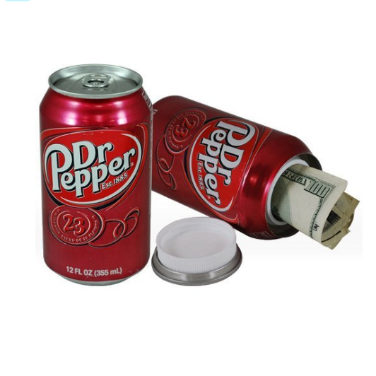 Security Storage - Dr. Pepper Safe Can