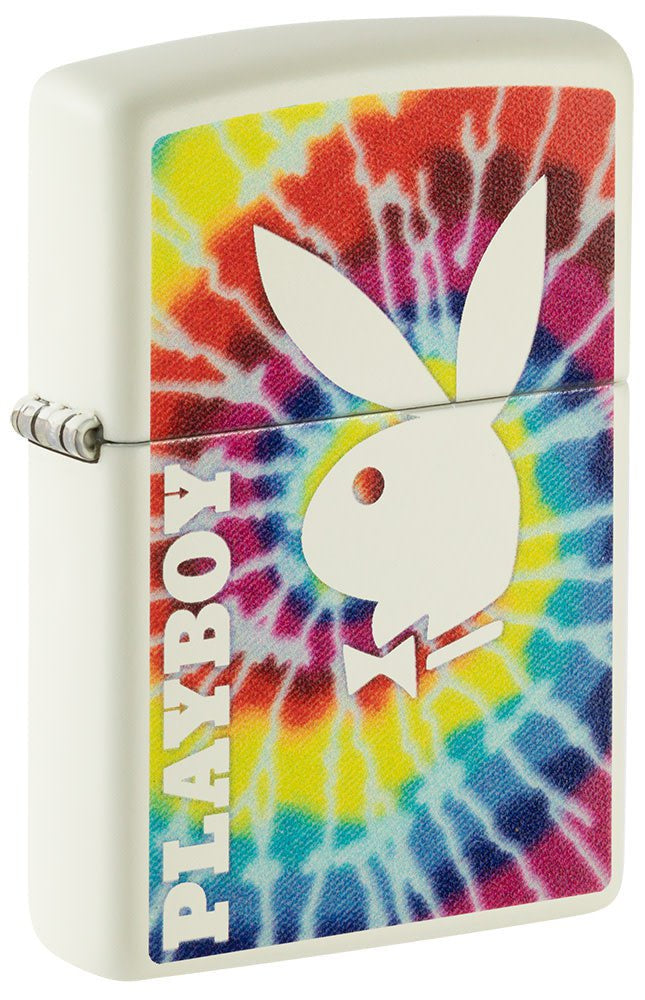 Tie Dye Glow In The Dark Playboy Bunny Zippo Lighter