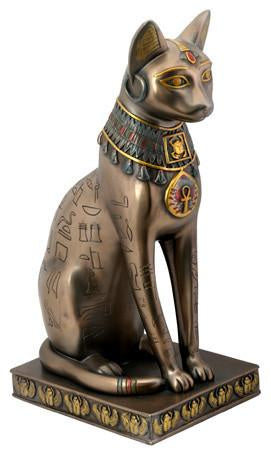 Pacific - Bronze Bastet Cat Statue Y7184